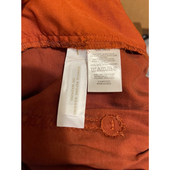 Women's Loft Pants Size L Rust Color - Picture 6 of 6
